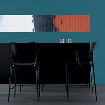 Chaise de bar contemporaine / empilable...