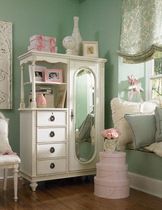 armoire &agrave; glace 2 portes pour chambre d'enfant (mixte) EMMA'S TREASURES : 606-142 LEA INDUSTRIES