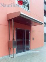 auvent d'entr&eacute;e en aluminium  Nautilus