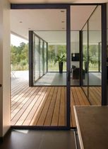 baie vitr&eacute;e coulissante en aluminium ALUMEA GROSFILLEX fen&ecirc;tres