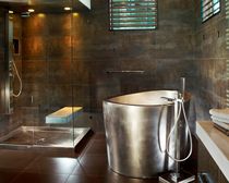 baignoire ovale en acier inox 42" x 35" Diamond Spas
