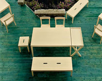 banc contemporain en bois LA LOCANDA by Mangan&egrave;se  Calligaris Italian home design since 1923