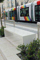 banc public contemporain en b&eacute;ton BUHP Azuly