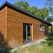 bardage de fa&ccedil;ade en bois PIN ROUGE DU NORD Silverwood