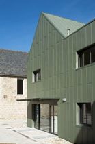 bardage de fa&ccedil;ade m&eacute;tallique en zinc (joint agraf&eacute;s) VMZ PROFIL AGRAF&Eacute; VMZINC