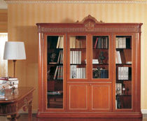 biblioth&egrave;que vitr&eacute;e de style  BRERA E 6001 OAK DESIGN