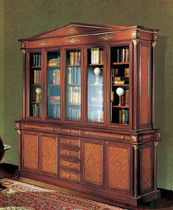 biblioth&egrave;que vitr&eacute;e de style PRADO E 6021 OAK DESIGN