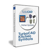 biblioth&egrave;que d'objets 2D/3D: &eacute;l&eacute;ments de cuisine TURBOCAD 3D KITCHEN SYMBOLS PACK IMSI Design