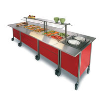 buffet r&eacute;frig&eacute;r&eacute; &agrave; roulettes pour restauration CORONA Hackman