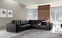 canap&eacute; d'angle contemporain en cuir BONA Max Divani