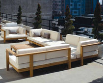 canap&eacute; de jardin modulable contemporain PURE Henry Hall Designs