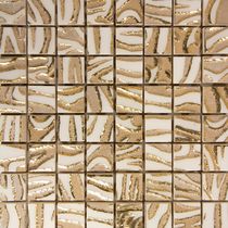 carrelage mosa&iuml;que en gr&egrave;s c&eacute;rame SAVANA: SAVANA BIANCO ORO Lifetile