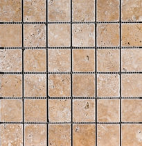 carrelage mosa&iuml;que en pierre NOCE TUMBLED Lapicida
