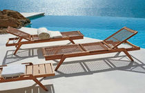 chaise longue de jardin contemporaine (dossier ajustable) SERENE Henry Hall Designs