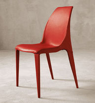 chaise contemporaine en cuir BALI by Toshiyuki Yoshino cattelan italia