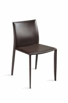 chaise contemporaine en cuir KIRA SEB SEDYS