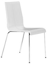 chaise contemporaine en cuir KUADRA 1281 PEDRALI