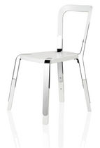 chaise contemporaine en m&eacute;tal MECANO by Tony Grilo Riluc
