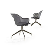 chaise contemporaine pivotante par Antonio Citterio IUTA B&B Italia