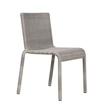 chaise de jardin contemporaine empilable  Tectona