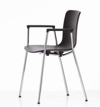 chaise design avec accoudoirs par Jasper Morrison HAL TUBE ARMREST VITRA HOME