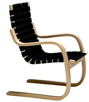 chaise luge design par Alvar Aalto (scandinave) 406 Artek