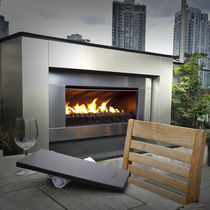 chemin&eacute;e de jardin &agrave; gaz &agrave; foyer ouvert EF5000 Escea Ltd 