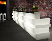 comptoir bar r&eacute;tro-&eacute;clair&eacute; &agrave; usage professionnel TETRIS TTS by C.Dondoli & M.Pocci PEDRALI