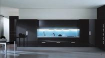 cuisine contemporaine en stratifi&eacute; / aluminium MASTER EXTRA COMPOSIT