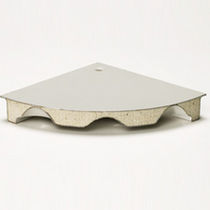 dalle pour plancher technique - finition acier FS  CAMINO Modular Systems Inc