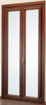double porte battante en bois et panneaux en verre SFERA ICIF SFERAGROUP