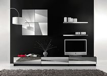 ensemble mural TV contemporain laqu&eacute; en bois PSICHE by G.T.Garattoni TONELLI Design