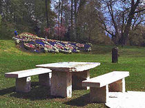 ensemble table et bancs de jardin classique  S&ouml;lker Marmor
