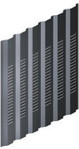 fa&ccedil;ade ventil&eacute;e en m&eacute;tal PML 25.180.1085B &Agrave; VENTELLES Joriside