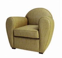 fauteuil club classique en cuir HOUSE by Chafik D'ARGENTAT