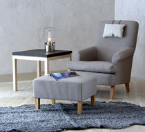 fauteuil design scandinave avec repose-pieds FRIDHEM  G.A.D
