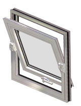 fen&ecirc;tre pivotante en aluminium AA&reg;602TE ALCOA ARCHITECTURAL PRODUCTS
