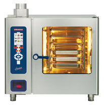 four combin&eacute; &agrave; gaz et vapeur &agrave; usage professionnel GENIUS T: 6 x GN 1/1 Eloma