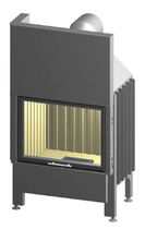 foyer ferm&eacute; &agrave; bois pour chemin&eacute;e d'angle (porte escamotable) VARIA 1 VH-4S  italiakalor