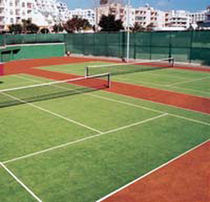 gazon synth&eacute;tique pour terrains de sport : tennis DRIVE Lano Sports