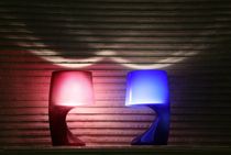 lampe de table design (verre souffl&eacute;) PLI Illuminati Lighting srl