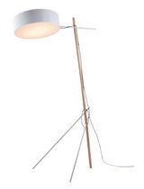 lampe sur pied contemporaine en tissu EXCEL by Rich Briliant Willing Triode Design