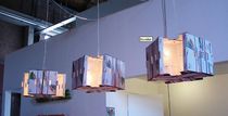 lampe suspension contemporaine en carton r&eacute;cup&eacute;r&eacute; BOXELIER by David Graas DAVIS GRAAS