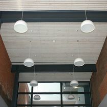 lampe suspension contemporaine en polycarbonate H+M 380 MM by Christian Hvidt FOCUS-LIGHTING