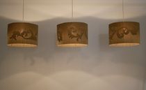 lampe suspension design en carton FLUTE PENDANT by Giles Miller Farm