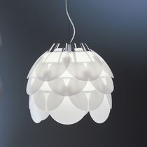 lampe suspension design en polycarbonate NUVOLE VAGABONDE cod.2011/J by Elio Martinelli , 1998 Martinelli Luce Spa