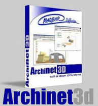 logiciel CAO d'am&eacute;nagement int&eacute;rieur ARCHINET3D Maqbar Diffusion
