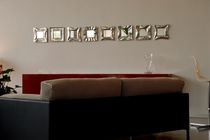 miroir mural contemporain MACRO CM. 30 X 30 marco mazzei