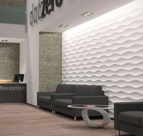 panneau mural d&eacute;coratif 3D en pl&acirc;tre renforc&eacute; HOUR GLASS Armourcoat USA
