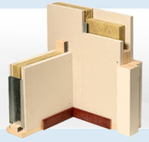 panneau isolant ignifuge acoustique rigide en plaque de pl&acirc;tre (pour cloisons) IW90 Faay Wall and Ceiling Systems 